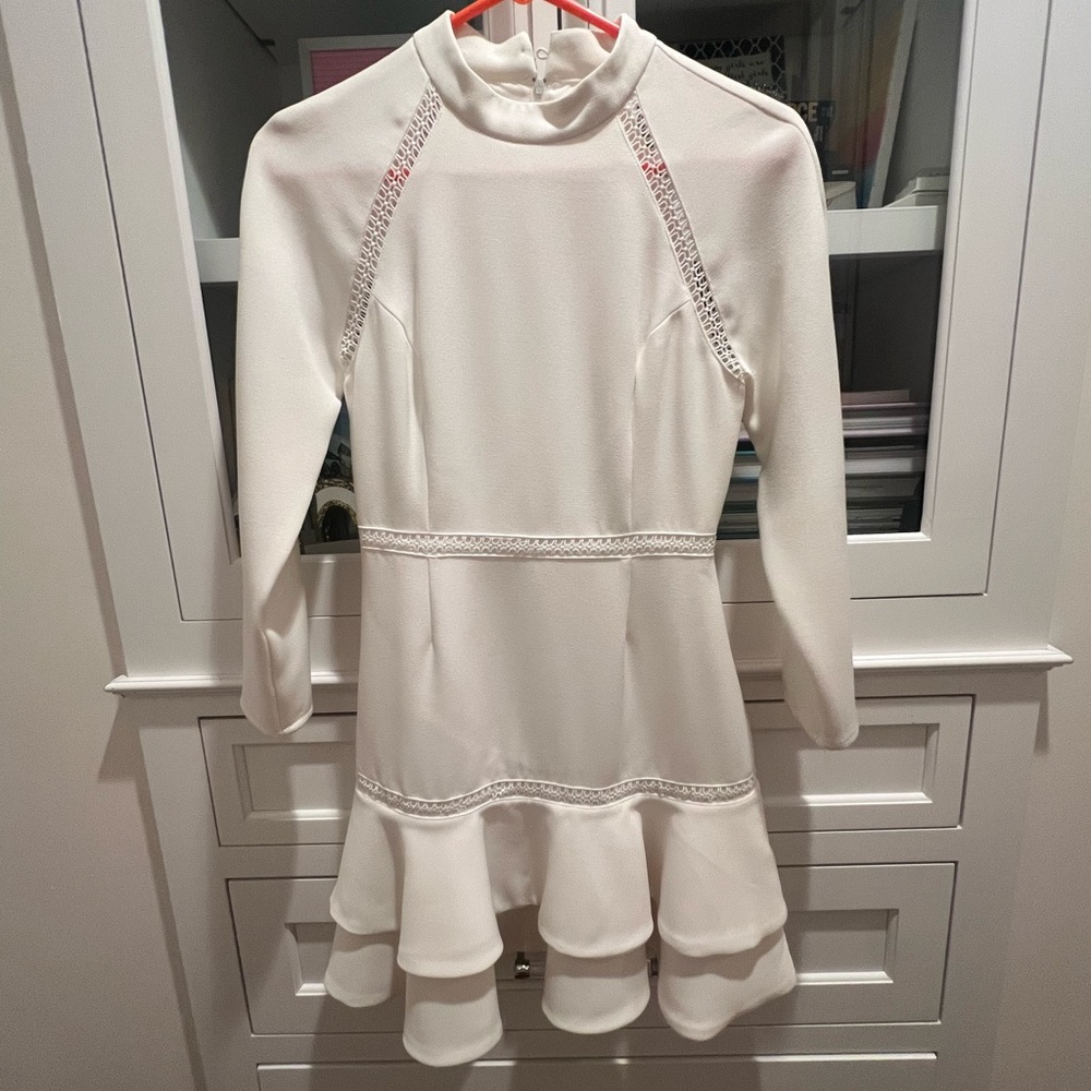 White longsleeve Keepsake dress